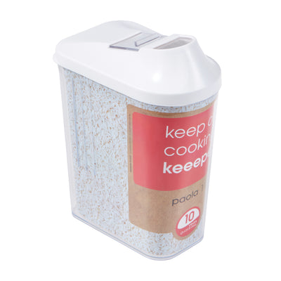 Recipiente transparente para produtos a granel 1 litro Keeper Paola