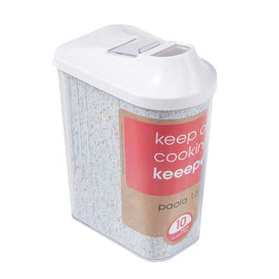 Recipiente transparente para produtos a granel 1,5l Keepeper Paola