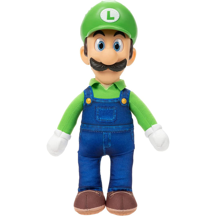 SUPER MARIO Movie Luigi, pelúcia, mascote de desenho animado, 30 cm