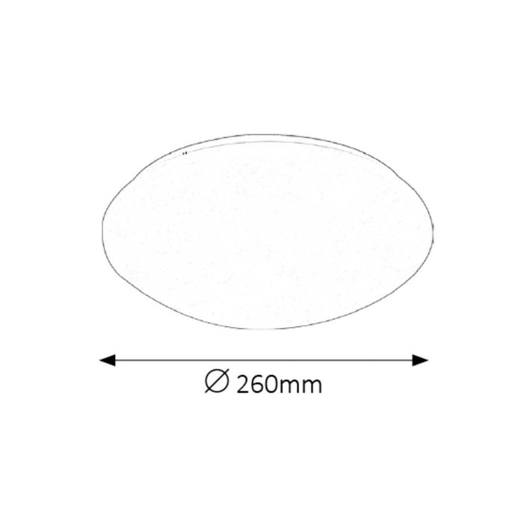 Rabalux Lucas LED lámpara de techo circular blanco 12W 3434