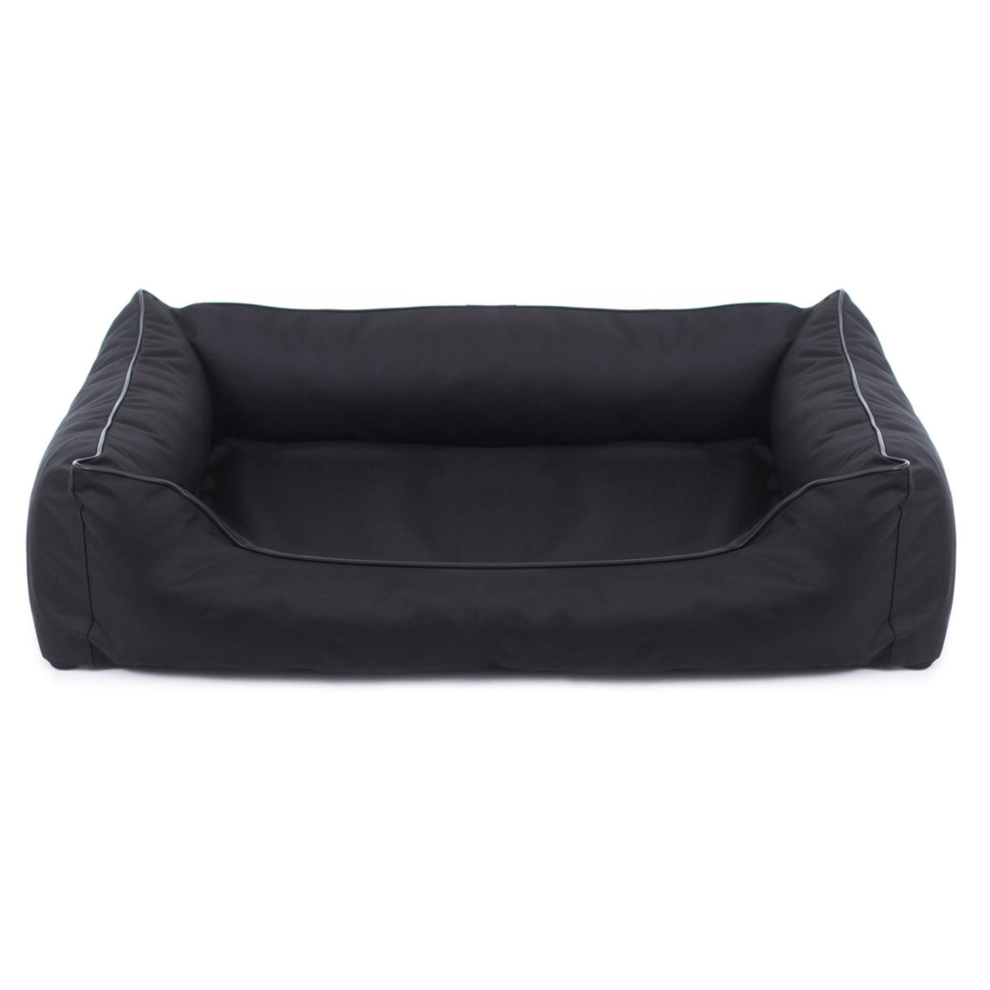 Cama ortopédica para cães Valencia 80 x 60 cm preta