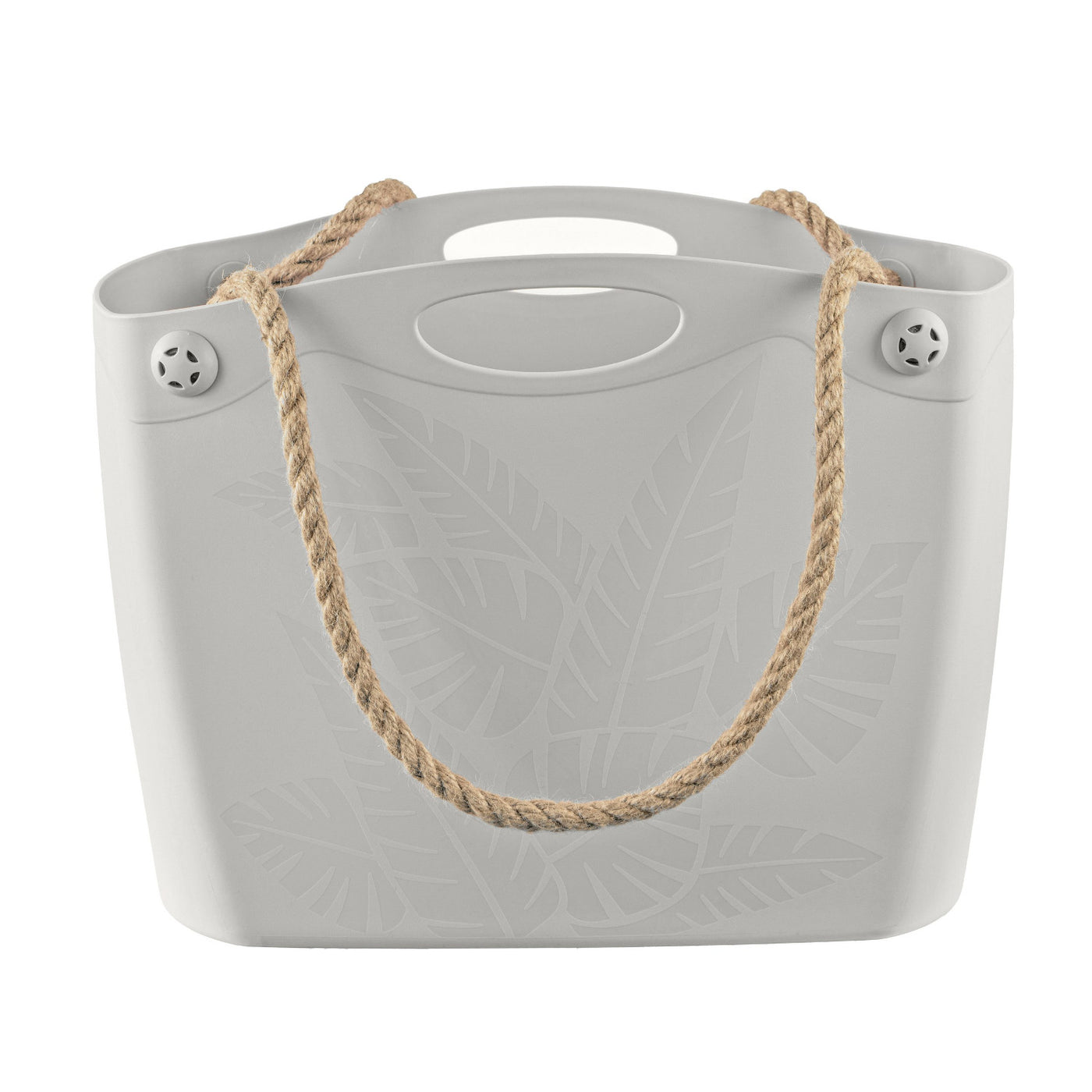 Bolsa de la compra BranQ Rainforest blanca - ideal para ir de compras a la playa