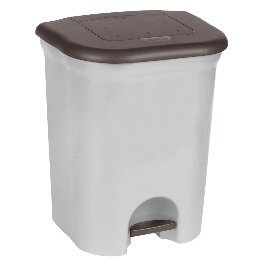 Lixeira com pedal com dois baldes removíveis de 11L - Keeeper 11536160000NNN