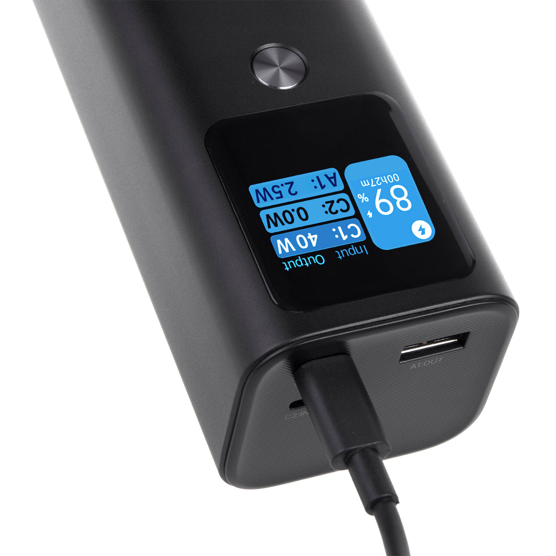 Maclean MCE335 Bateria Power Bank 24600mAh de Carga Rápida, Power Delivery (PD) 140W, Fast/Quick/Super Charge, 88,56Wh, 2x Typ-C, USB