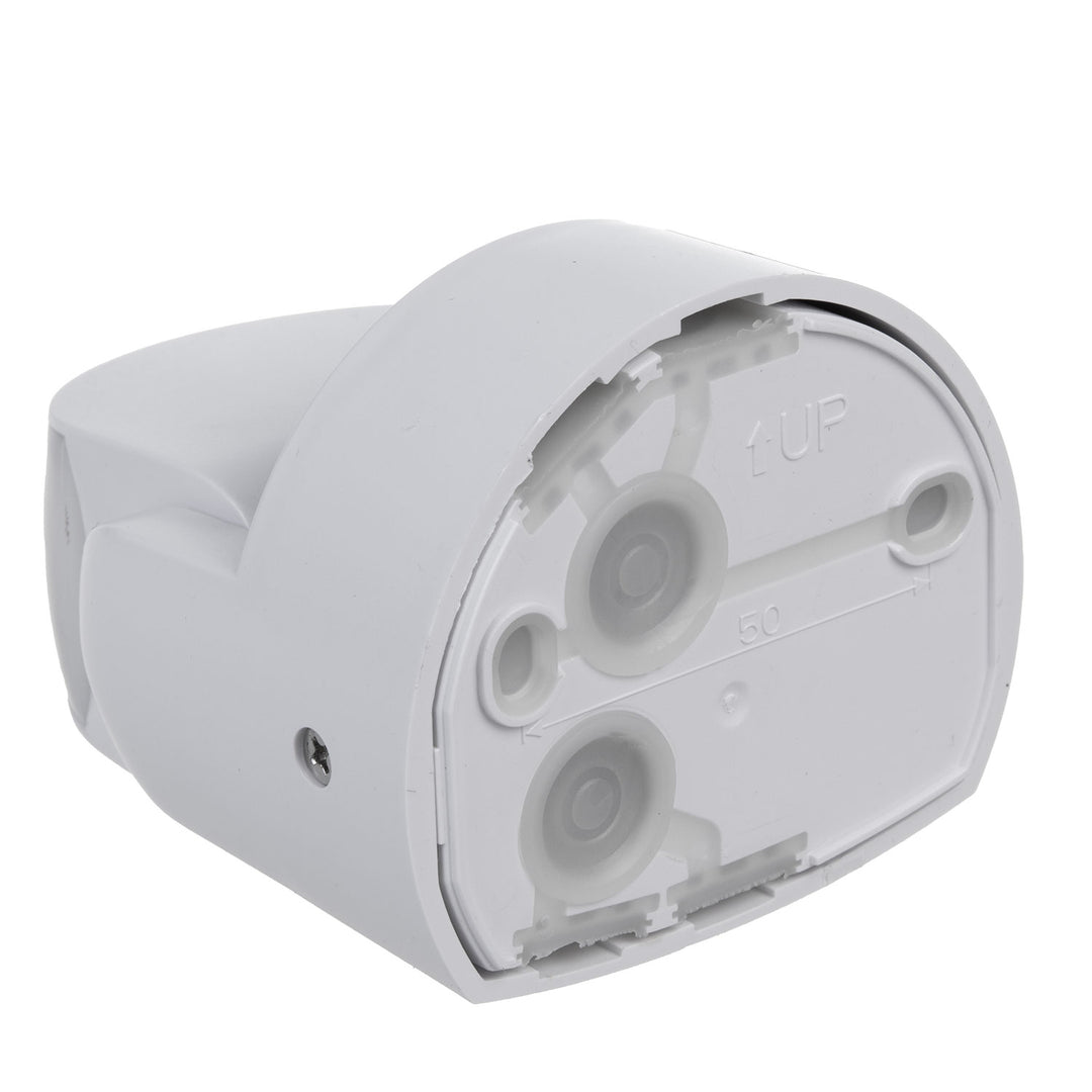 Maclean MCE468 W Detector de Movimiento PIR, Infrarrojos, IP65, Blanco, Alcance 12 m, Carga máx. 600/1200 W