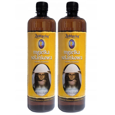 2x Zablocka Salt Mist 950ml para inalação em inaladores