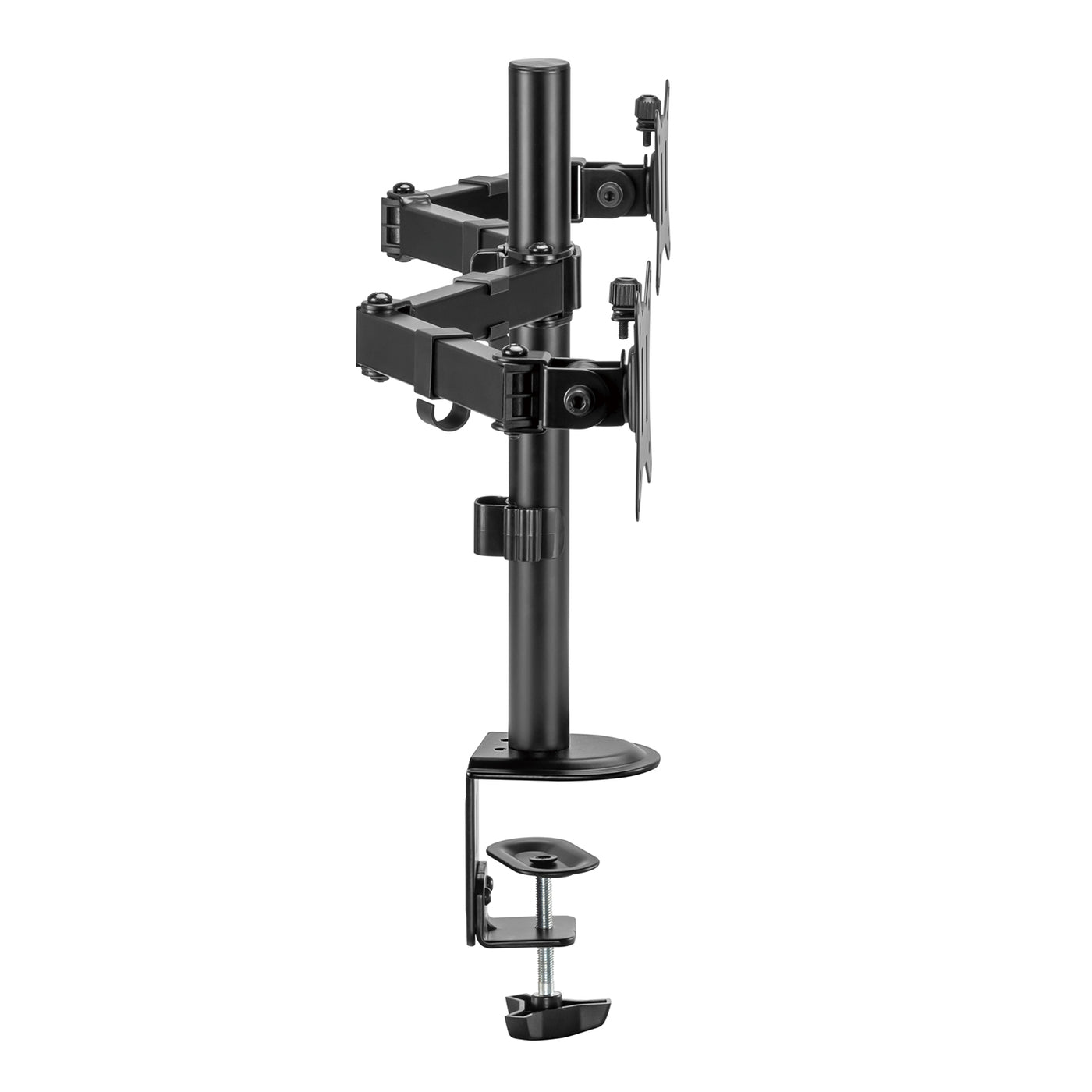 Maclean MC-754N Soporte de Sobremesa para 2 Monitores, VESA 75x75 y 100x100, 17-32", Carga max. 2x 9kg