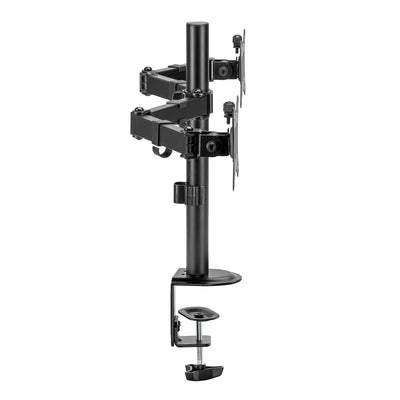 Maclean MC-754N Soporte de Sobremesa para 2 Monitores, VESA 75x75 y 100x100, 17-32", Carga max. 2x 9kg