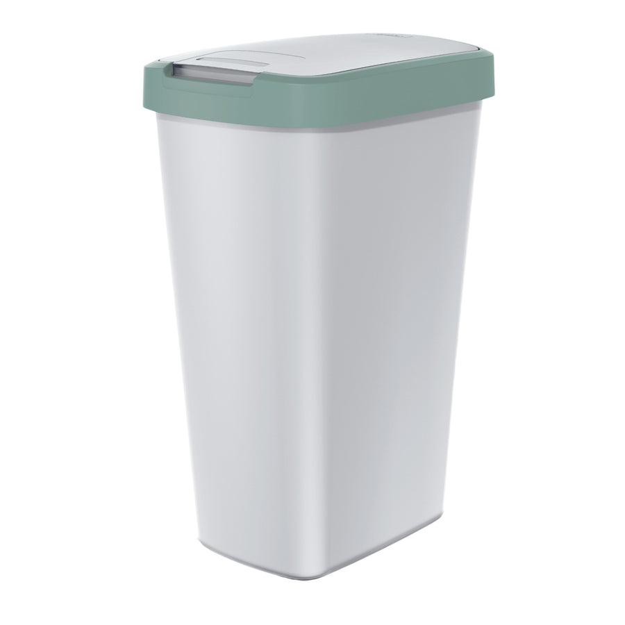 KEDEN COMPACTA Q Papelera de 45 litros NSAB45-5575C_427C - fresno con marco verde claro