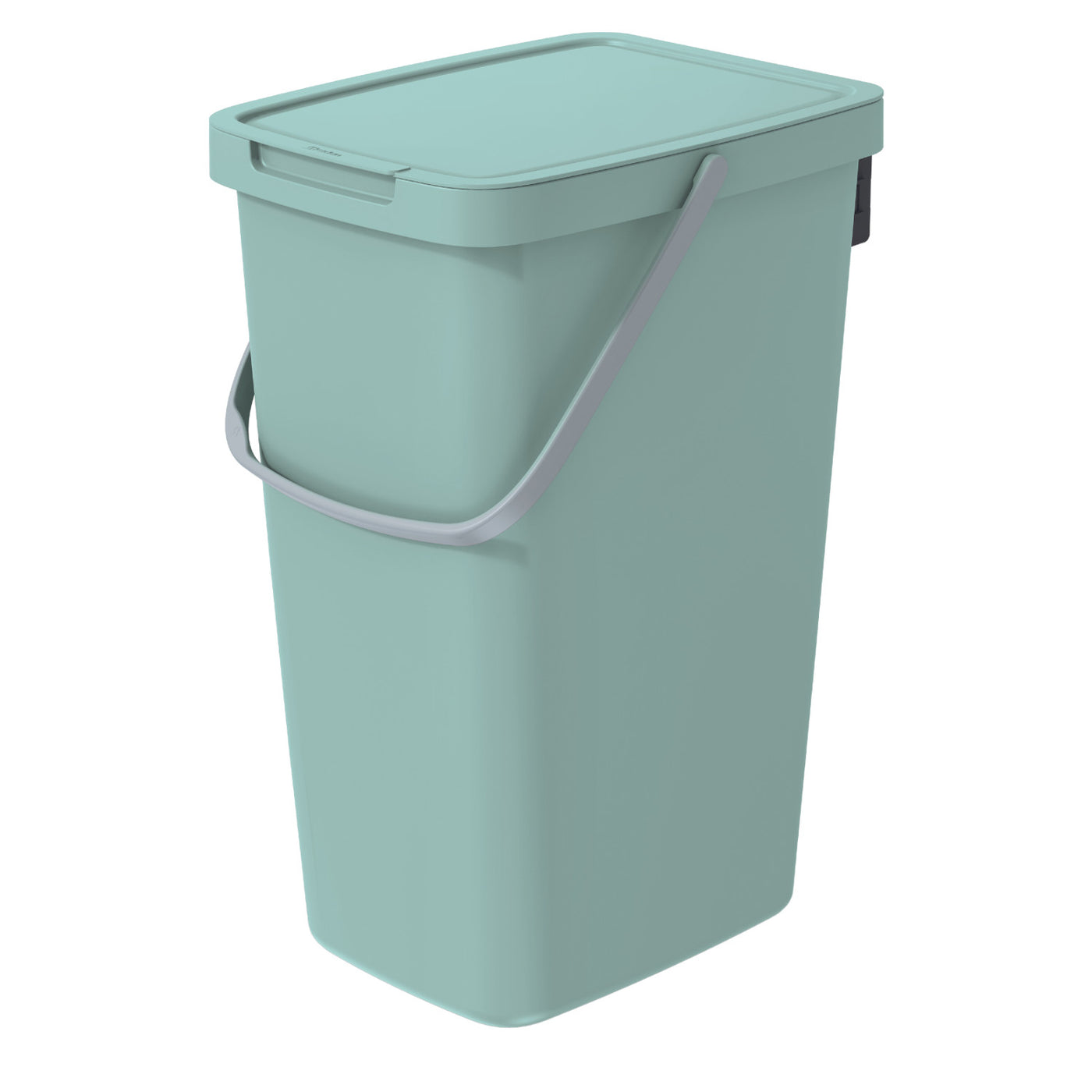 Cubo de basura 20l Keden Systema Q color verde claro