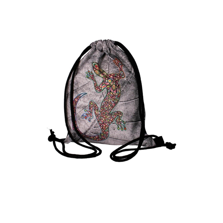 Bolsa traseira Bertoni, impressão em cores, à prova d'água, estampa de lagarto, EE0041