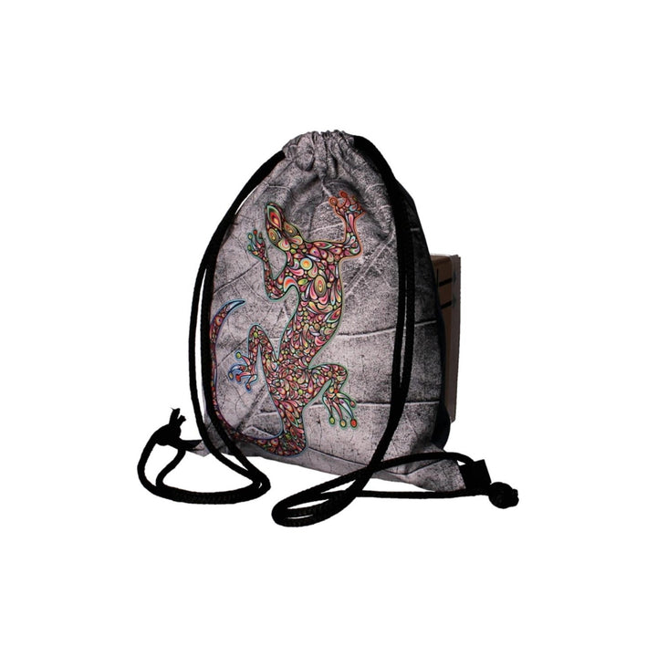 Bolsa traseira Bertoni, impressão em cores, à prova d'água, estampa de lagarto, EE0041