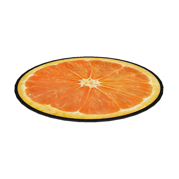 Almofada para cadeira Bertoni Almofada decorativa de feltro para cozinha (35 cm, laranja), EE0066