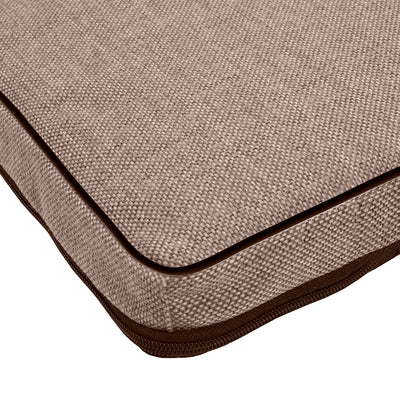 Mestizo Cama Colchón Leon Standard para Perro y Gato Funda Lavable (Beige/Negro, 80x60x5)