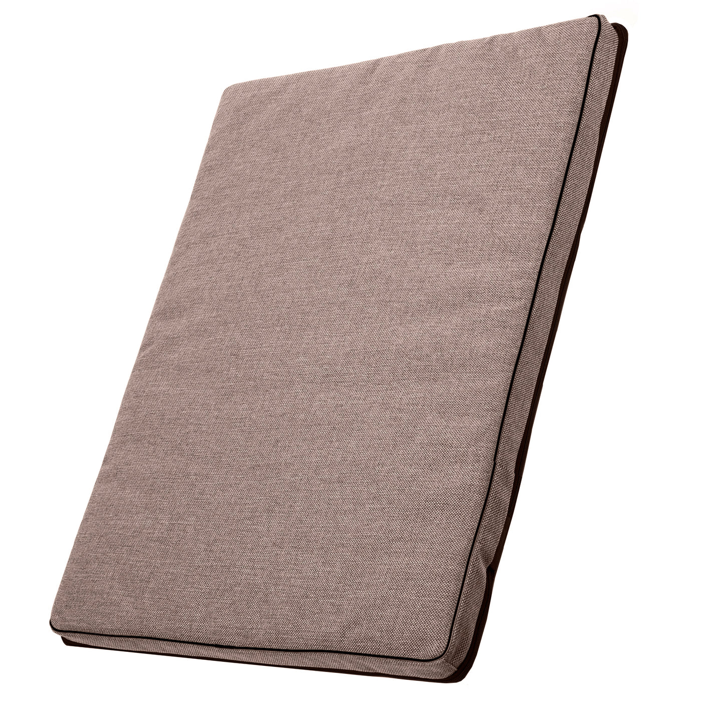 Mestizo Cama Colchón Leon Standard para Perro y Gato Funda Lavable (Beige/Negro, 80x60x5)