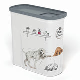 Curver PetLife Recipiente para Ração para Animais de Estimação Recipiente para Ração para Cães e Gatos 2L