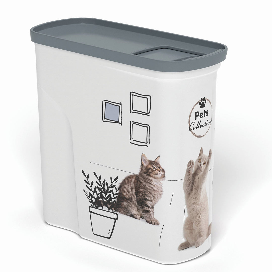 Curver PetLife Recipiente para Ração para Animais de Estimação Recipiente para Ração para Cães e Gatos 2L