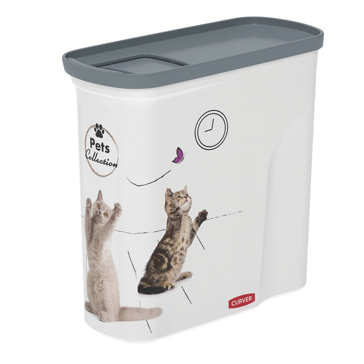 Curver PetLife Recipiente para Ração para Animais de Estimação Recipiente para Ração para Cães e Gatos 2L