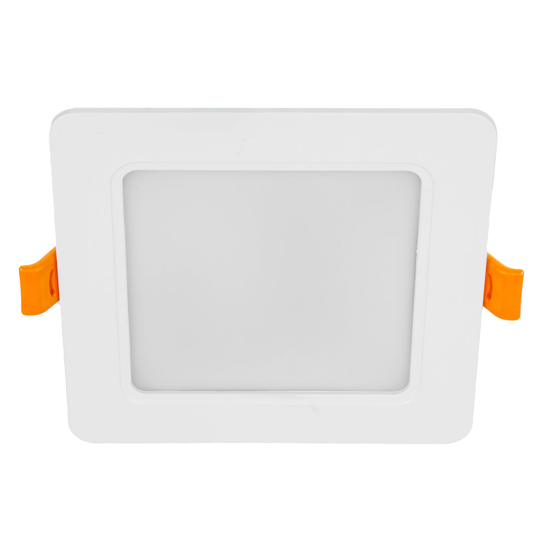 Maclean MCE373 S Panel LED de techo, Montaje empotrado SLIM, 9W, Blanco Neutro 4000K, 120*120*26mm, 900lm