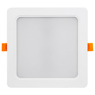 Painel de teto LED Maclean MCE374 S, montagem embutida fina, 18 W, branco neutro 4000 K, 170 x 170 x 26 mm, 1900 lm