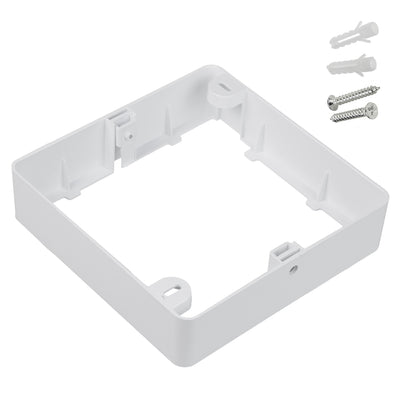 Adaptador de montagem superficial Maclean MCE379 S para painel LED de 18 W, quadrado, 170*170*38 mm