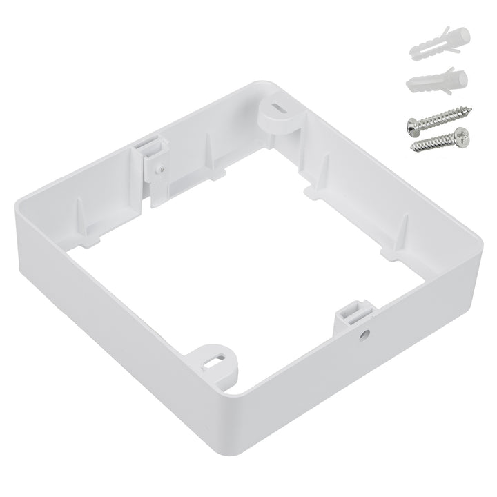 Maclean MCE379 S Adaptador de superficie para panel LED 18W, Cuadrado, 170*170*38mm