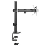 Suporte de secretária para monitor LCD Maclean MC-572N, braço único, VESA 75x75 e 100x100, 17-32", 9 kg