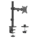 Suporte de secretária para monitor LCD Maclean MC-572N, braço único, VESA 75x75 e 100x100, 17-32", 9 kg