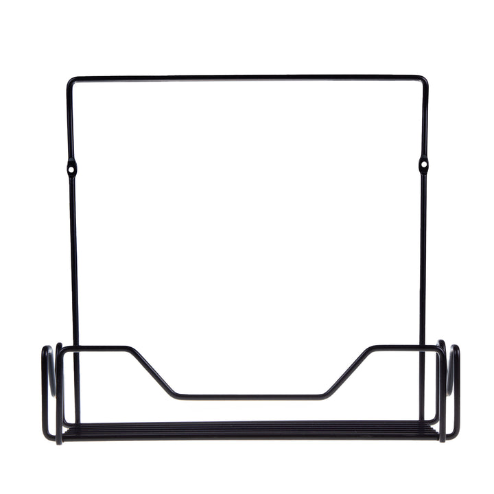 ABJ Estante de baño para utensilios de baño Estante de pared (Negro)