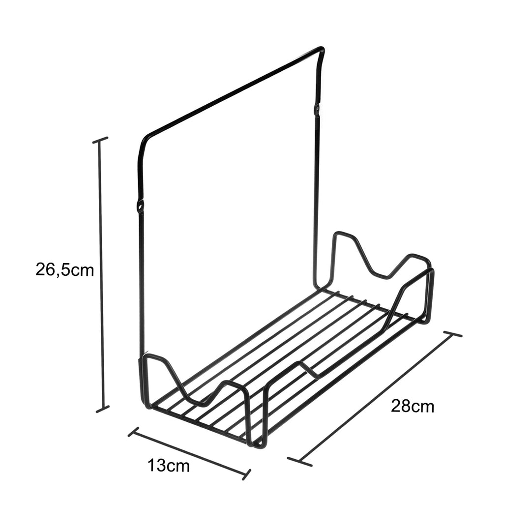 ABJ Estante de baño para utensilios de baño Estante de pared (Cromado)