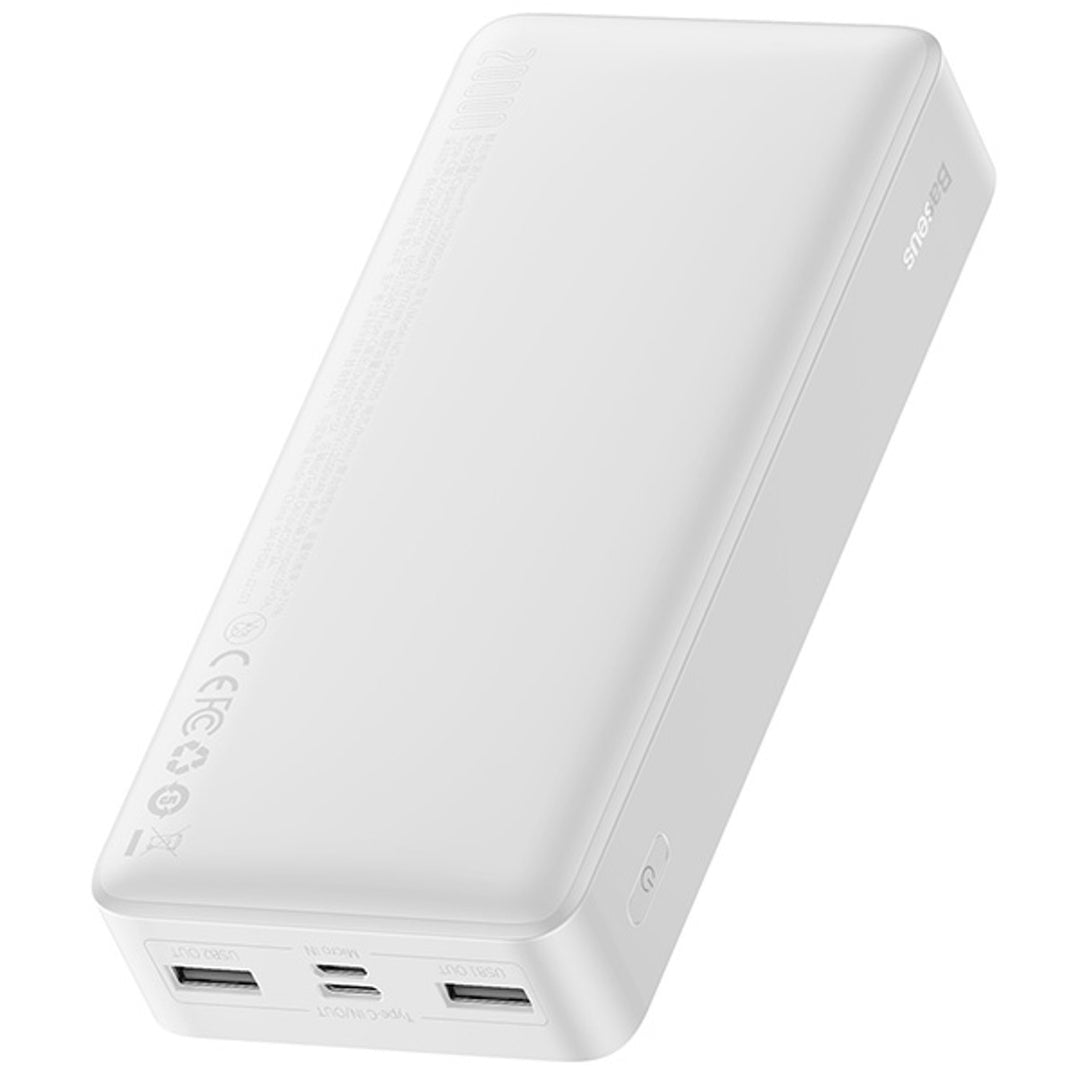 BASEUS Power Bank Bipow 20000mAh, 2xUSB, USB-C, 15W (PPDML-J02) blanco