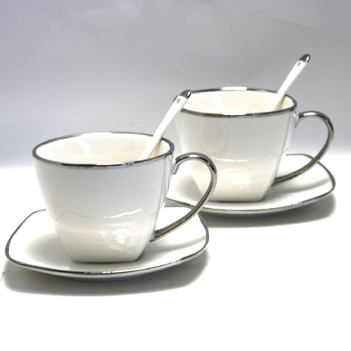 Queen Isabell Juego de Tazas de Café de Porcelana W23SV60-06358