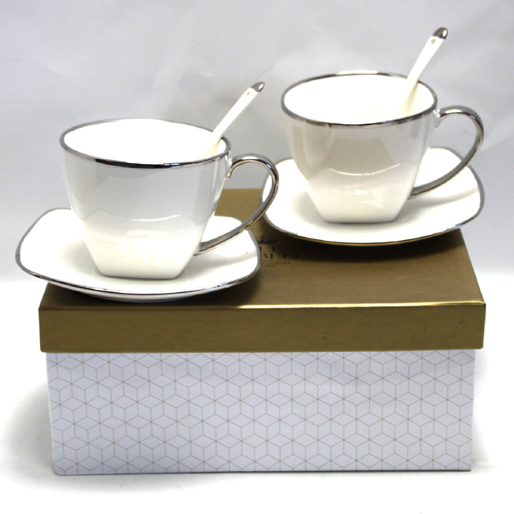 Queen Isabell Juego de Tazas de Café de Porcelana W23SV60-06358