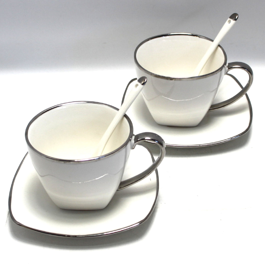 Queen Isabell Juego de Tazas de Café de Porcelana W23SV60-06358