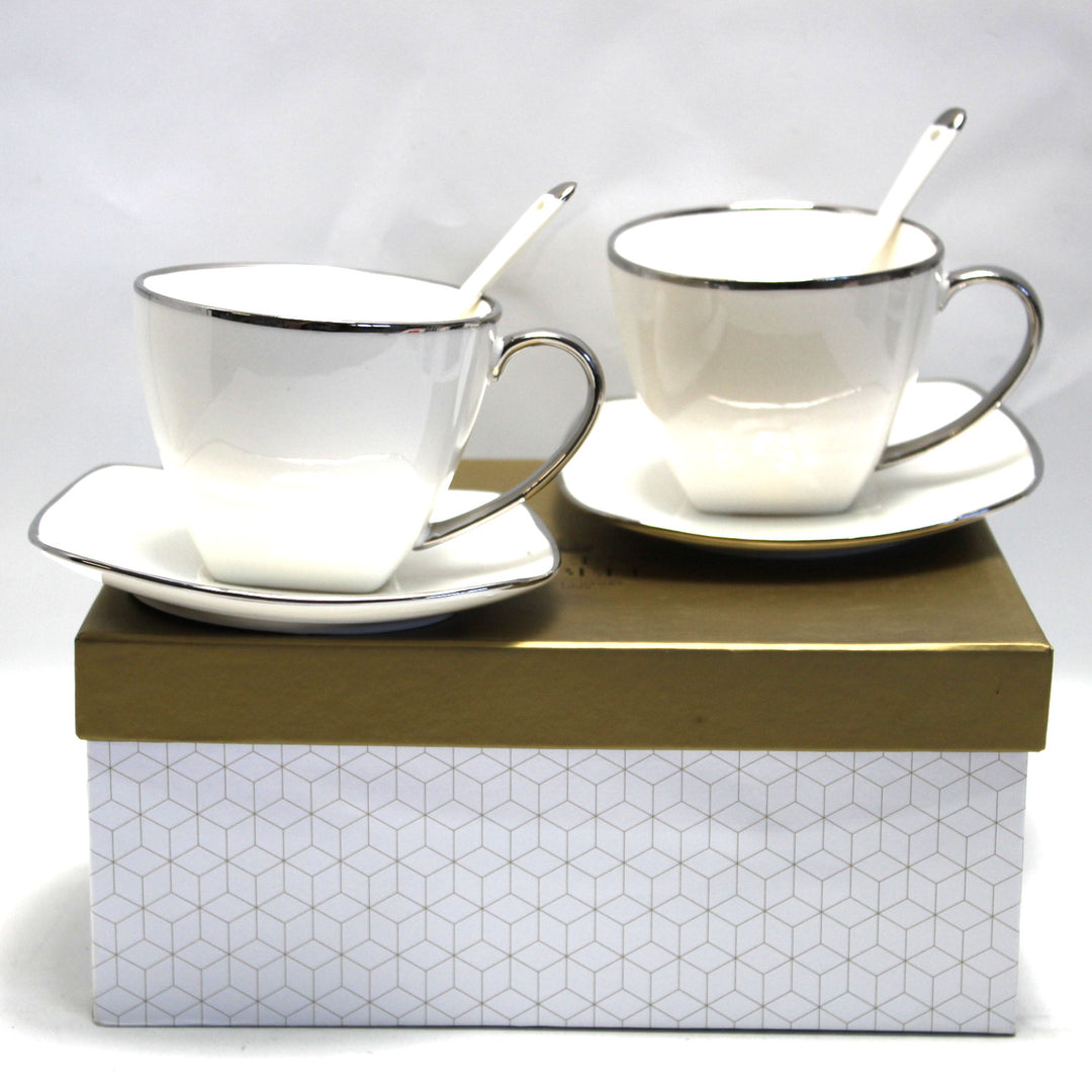 Queen Isabell Juego de Tazas de Café de Porcelana W23SV60-06358