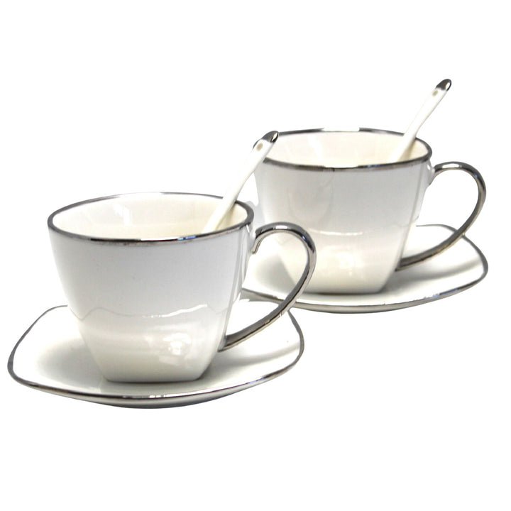 Queen Isabell Juego de Tazas de Café de Porcelana W23SV60-06358