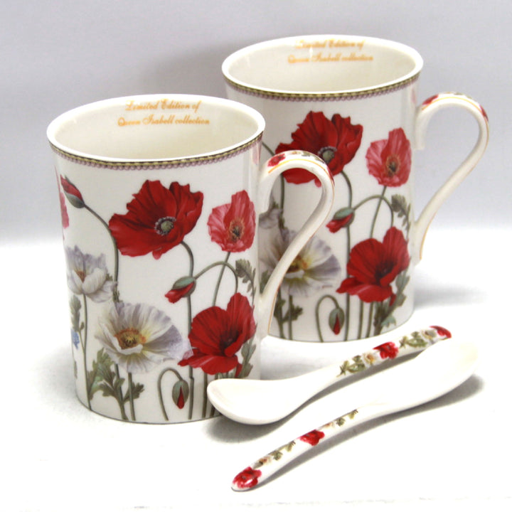 Queen Isabell Juego de Tazas de Café y Té Caja de Regalo W8PWH91-23687