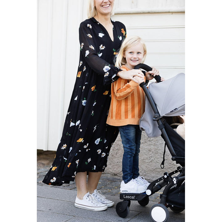 BuggyBoard MAXI+ Juego de Accesorios para Cochecito Sillín Adaptador Negro/Gris