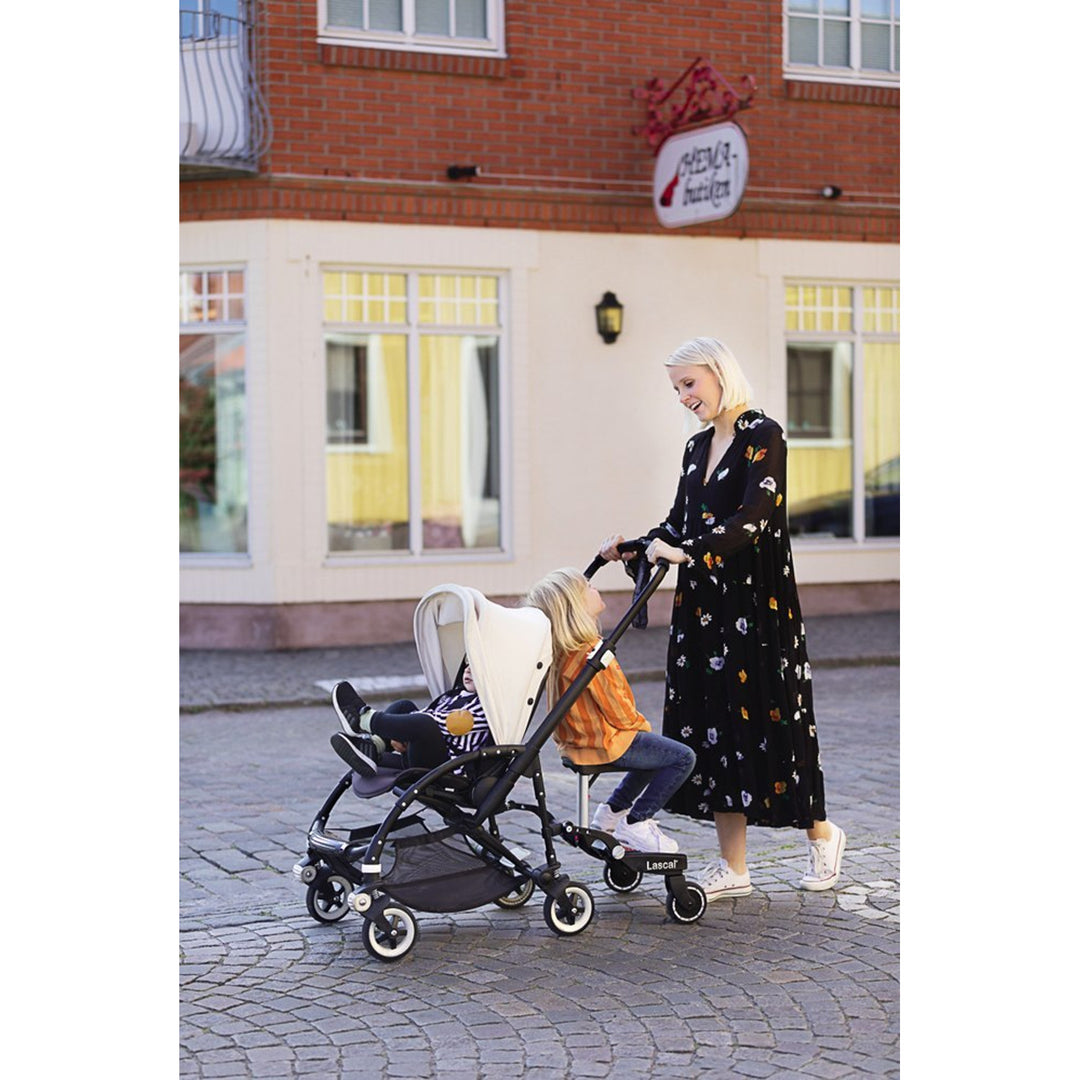 BuggyBoard MAXI+ Juego de Accesorios para Cochecito Sillín Adaptador Negro/Gris