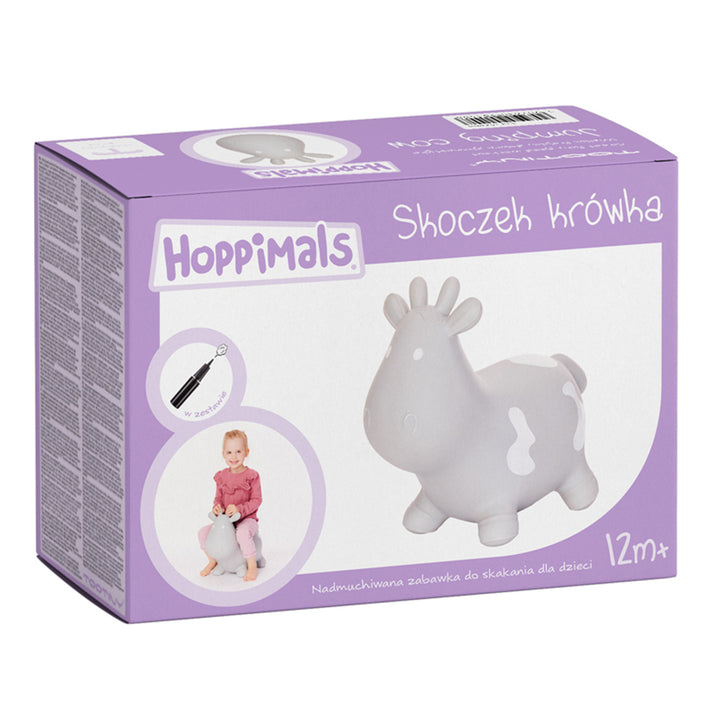 Hoppimals Saltador de Goma, Caramelo Gris, Bomba de Inflar, T-TFF-NN140