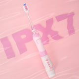SEAGO Cepillo Dental Sónico Infantil, Color Rosa, 1xAA 1,5V (no incluido), 3 Puntas de Repuesto, SG-977 Rosa
