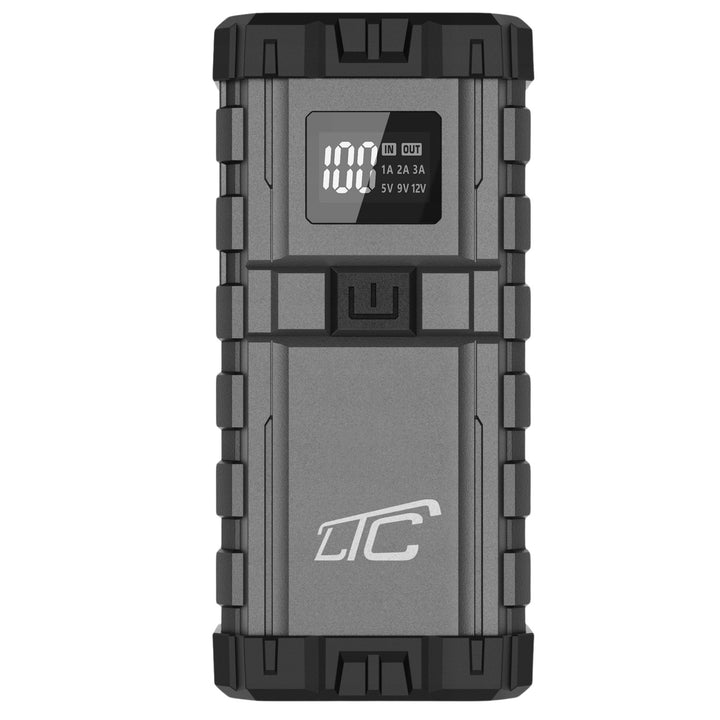 LTC JUMP STARTER LTC 24000MAH/2500A POWER BANK QC TIPO C PD 65W/SAÍDA USB 3A DC 12V.