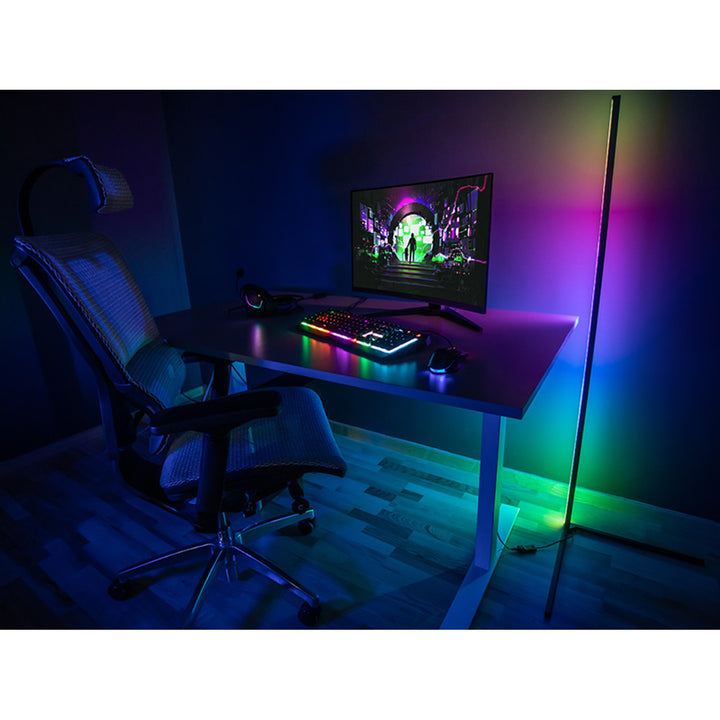 Tracer Ambience RGB - Lámpara Smart Corner Lámpara Decorativa de Esquina Control Remoto Compatible con App 12 Modos de Iluminación