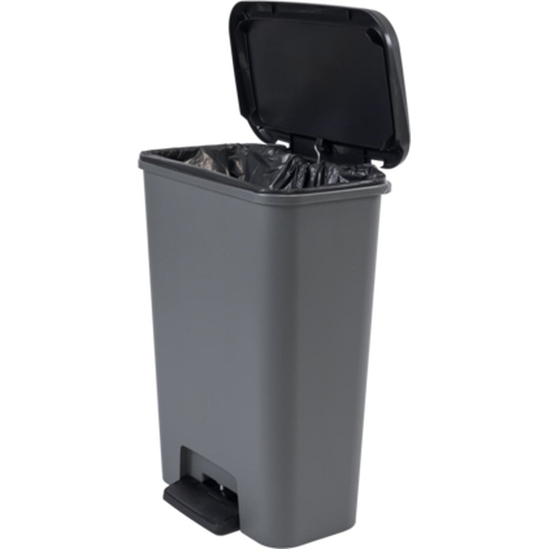 Curver Compatta Cubo de Basura Papelera con pedal, Capacidad 50l