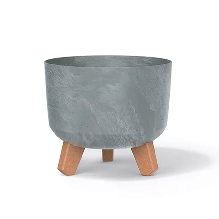 Vaso Prosperplast Gracia, 200 mm de diâmetro, Concrete Design, DGRL200E-422U