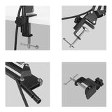 Media-Tech MT397K Micrófono de condensador, soporte ajustable, accesorios