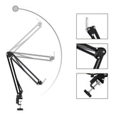 Media-Tech MT397K Micrófono de condensador, soporte ajustable, accesorios