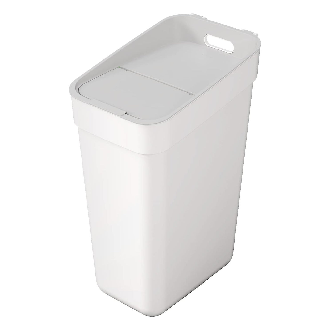 Curver Cubo de Basura, Papelera para Reciclar, 30 litros, Color Blanco