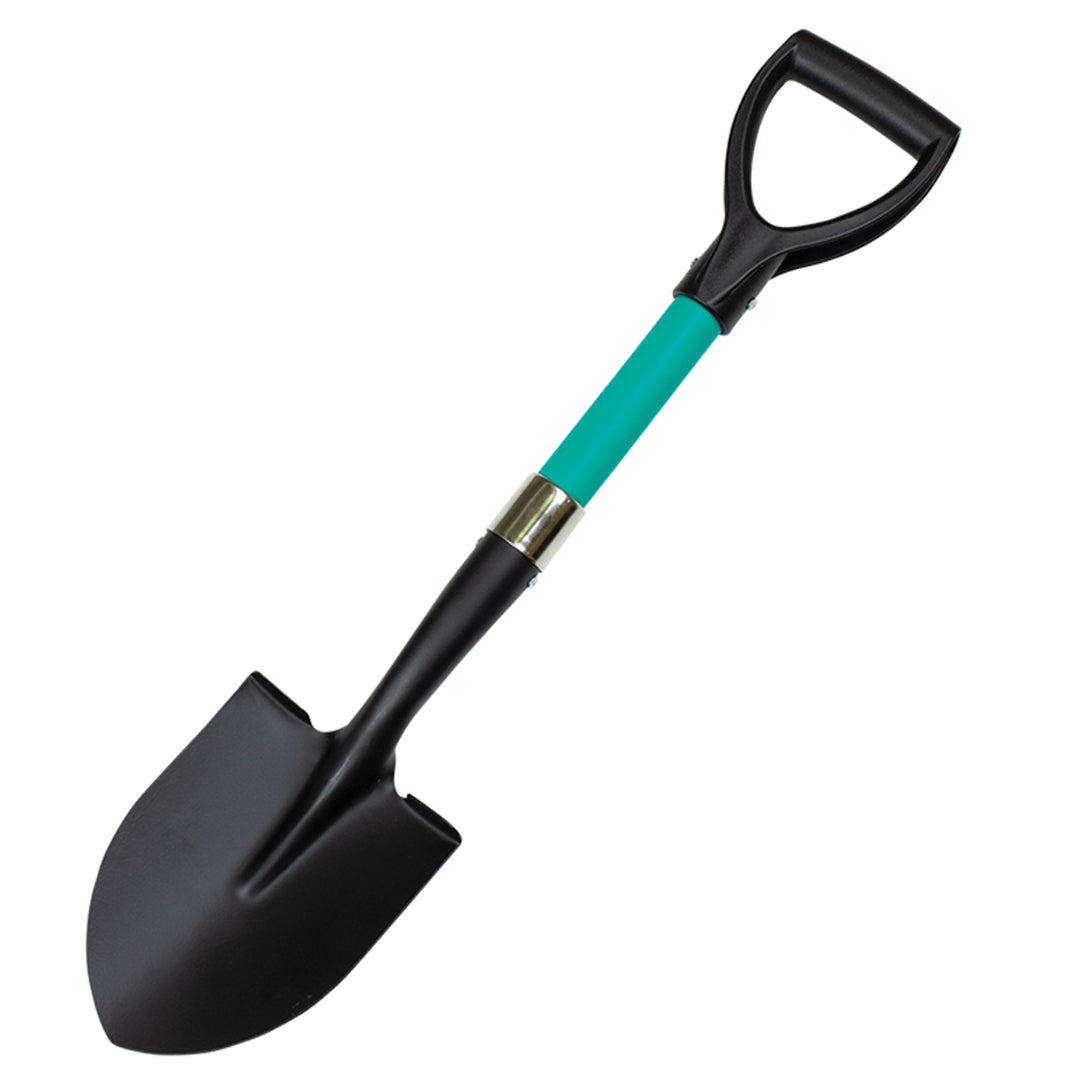Pá com cabo em fibra de vidro Greenmill GR9134, mini pá redonda de 72 cm