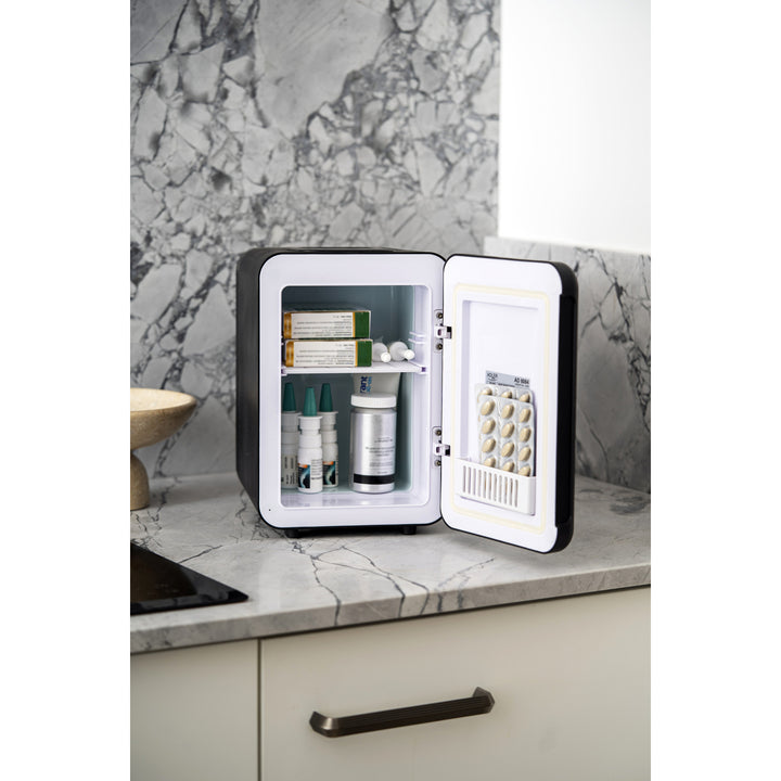 Adler AD 8084 Frigorífico Portátil Mini Nevera Portátil 4L - Enfría y Calienta - Nevera de Viaje, Camping, Casa, Color Negro